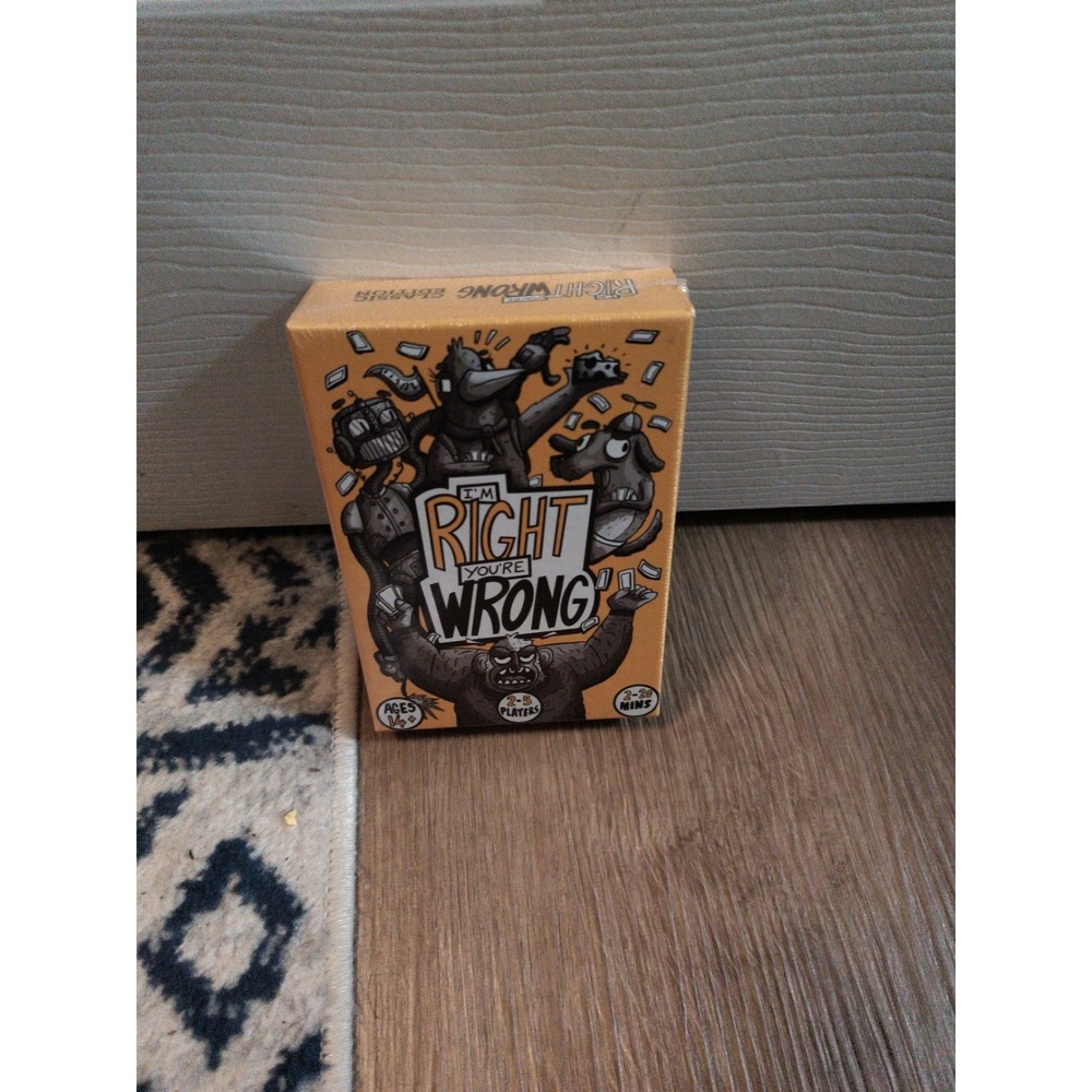 NEW Sealed I'm Right You're Wrong A Light Strategy Card Game 2-5 Players Age 14+